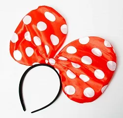 Ободок "Бант в горох" (большой) 603132