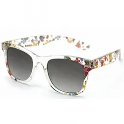 Очки детские Прозрачные с цветами