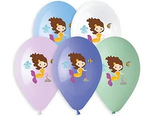 Русалочка детск 5цв с рисунком /Ит 14" 