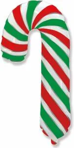 МИНИ Леденец-трость красный/зеленый 902844VE/ 1206-1313