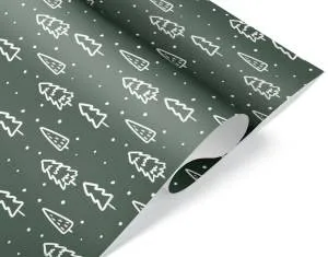 Бумага упак. Зимний лес 70 см*1 м / 2050953/1