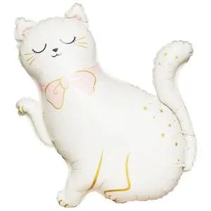 Кошечка с лапкой белая (Китай) / 1207-6245 / 26680