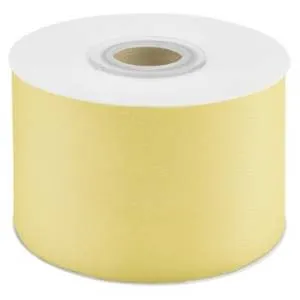 Лента атлас нежно-желтый 50 мм*22,85 м