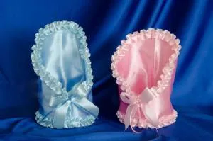 Конверты на сына и дочку (ткань)