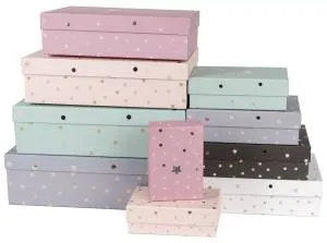 Коробка 17*12*5,5 см. "Элегантный стиль" металлик / 504509