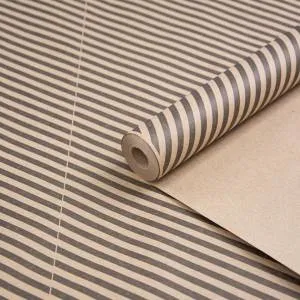 Крафт-бумага "Диагональ" коричневый/черный 0,7*7,5 м./ 541121