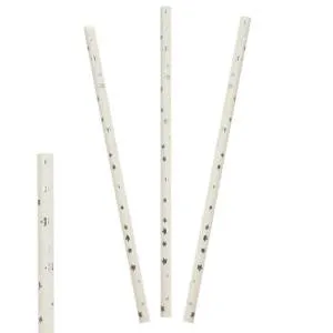 Трубочка д/кокт бум. "Звезды Серебряные" 25 шт.