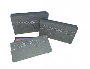 Коробка 25*13*5,5 см "Капитан" синяя со шнурком/жгутом