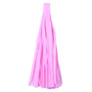 Помпон кисточка 35 см. (розовый) 12 листов/ 521115