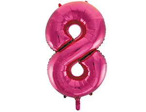 Цифра "8" - фуксия 40"/ Китай