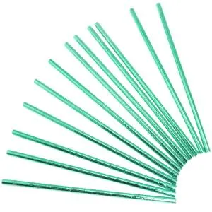 Трубочка д/кокт тиффани металлик 12шт./615109