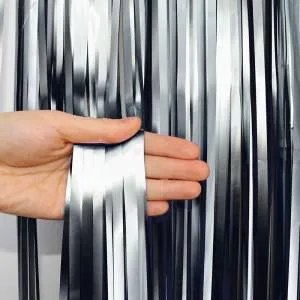 Занавес "Дождик" матовый ЧЕРНЫЙ 3м*1м (Китай) 1707431