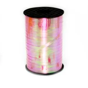 Лента голография 5 мм*400м Розовая