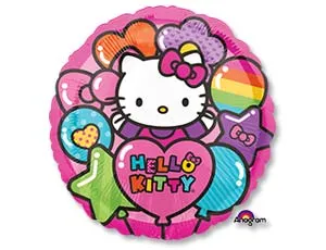 Шар18" HB Hello Kitty радуга (Анаграм)/1202-2254 