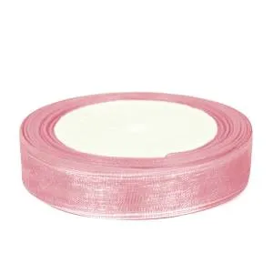 Лента Органза 1.2 см.*22.85 м Розовое золото / О121110