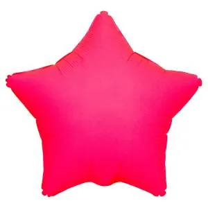 18" Звезда Неон Pink (Китай) 1204-1552