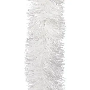 Мишура Белая матовая 2 м*9 см/195123