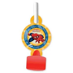 Язычок-гудок  с карточкой "Marvel Человек Паук" 6 шт.