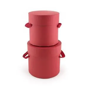 Коробка 14*11,5 см "Романтичный мини" красный цилиндр