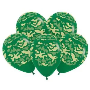 12" Камуфляж, темно-зеленый пастель (Китай)/ 50 шт 412590