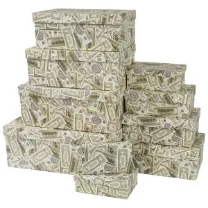 Коробка 13,5*8*5 см "Деньги"