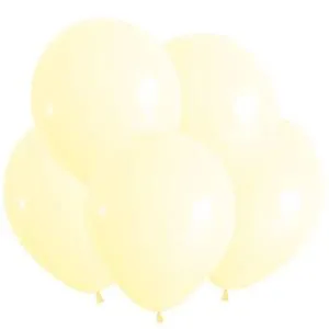 12" Макаронс желтый пастель  (Китай)/212107 612146