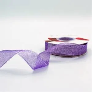 Лента парча Сиреневый 2,5см*22,86м 557-25/69