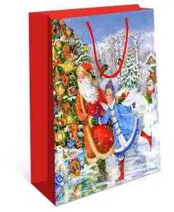 Пакет подарочный 33*42,5*10 см./ 0195,190