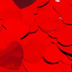 Конфетти для шаров "Сердце красный" 50 гр.