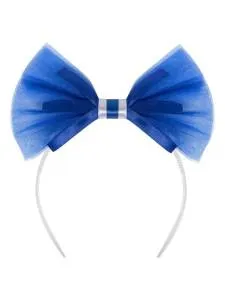 Ободок Бантик синий