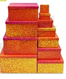 Коробка 23*23*12 см "Переливы"