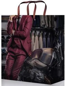 Пакет подарочный L/ПКП-0383 26,4*32,7*8 см 