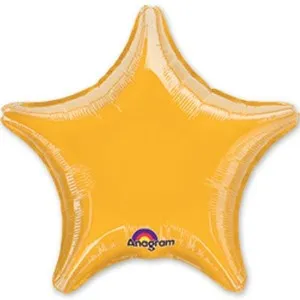 Звезда металлик золото 19" (Анаграм) / 1204-0046