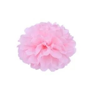 Помпон из бумаги 30 см (св.розов)