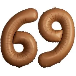 Цифра "6/9" - SLIM Choco Brown / Flexmetal 1207-6049