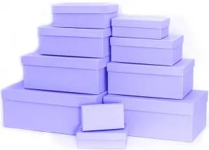 Коробка 30,5*20*13 см Сиреневая