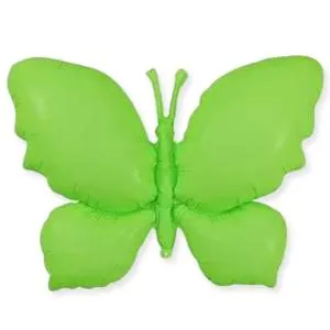 Бабочка неон зеленая (Китай) / 1207-6255