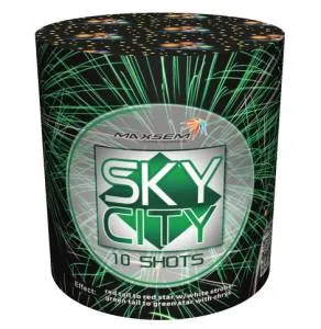 Sky city зеленый 0.8"10залпов