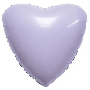 18" Сердце сатин Лаванда (Россия)/1204-1234