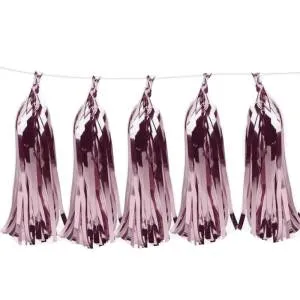 Помпон кисточка 35 см. (Сиреневый) 10 листов