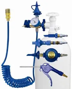 ГО с манометром, гибкой связью и комплект из 4х насадок разного назначения/82750