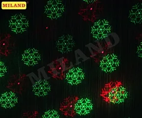 Лазерный светильник-проектор мини Новогодний орнамент