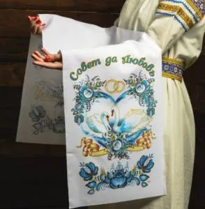 Рушник Хлеб-соль Розы 150*36 см / 1161725