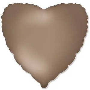 Сердце матовое  Starlight Gold 18"/ 1204-1604