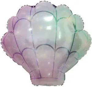 Морская ракушка, бирюзово-сиреневый градиент 22" (Китай)/17533