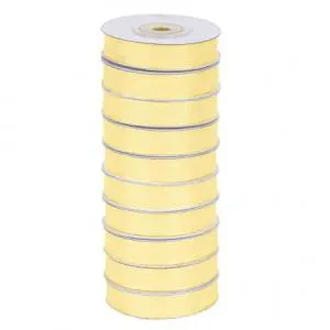 Лента Шифон 1,2 см.*22,85 м. Кремовая/ 4887002