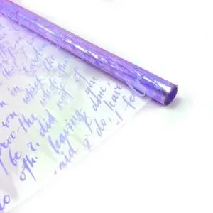 Пленка прозрачная Письмо СИРЕНЬ 70 см*7,5 м./1130-70