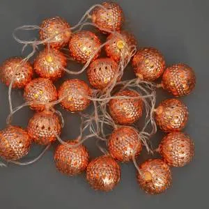 Гирлянда "Шар" БЕЛАЯ 20 лампочек, 5 см*2 м / ч31625