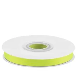 Лента атлас зеленый неон 7 мм*22,85 м