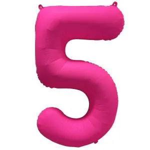 40" Цифра "5" Неон Pink / Китай 1207-6157